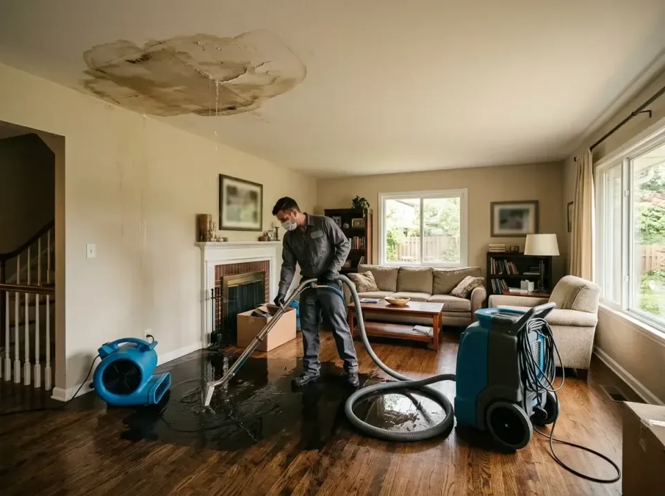 attic-pipe-burst-ceiling-drip-008 — frequently asked questions, Water Damage Restoration & Carpet Care in Prairie du Sac, WI